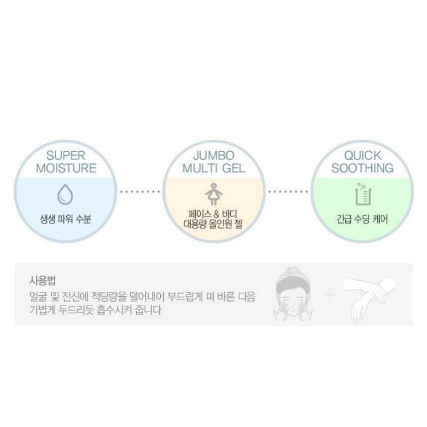 The SAEM Jeju Fresh Aloe Soothing Gel 95% 300ml