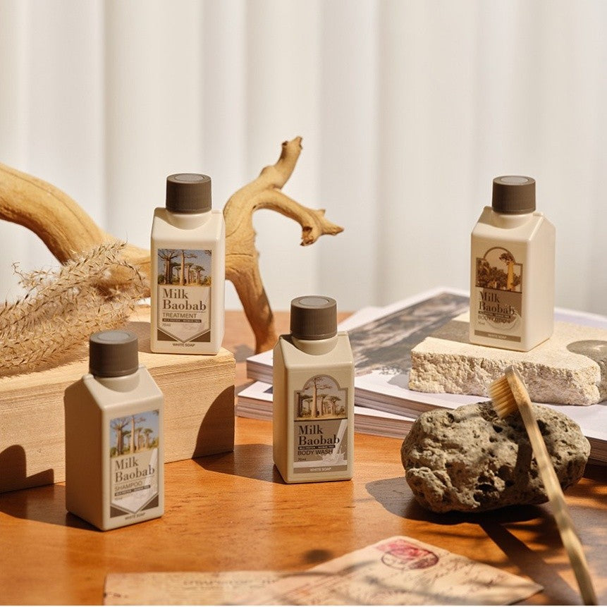 Milk Baobab White Soap Travel Kit