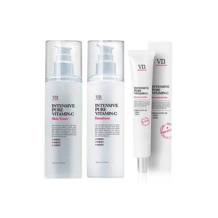 VIBAS Intensive Pure Vitamin C Skin + Lotion + Eye Cream Set