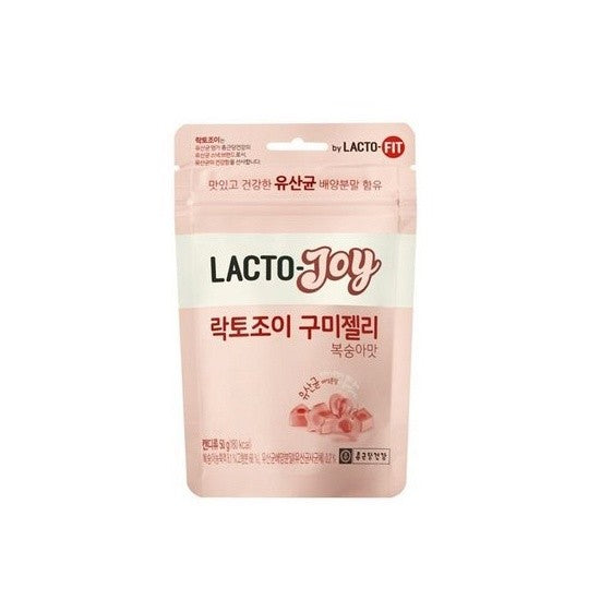 LACTO-FIT Lacto Joy Gummi Jelly Peach Flavor 50g