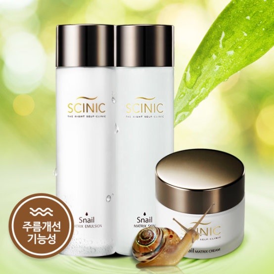 SCINIC Snail Matrix Set (Skin + Lotion + Cream)