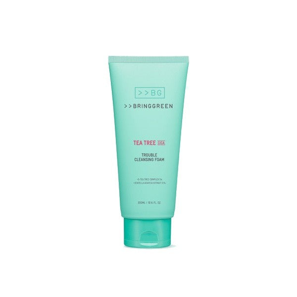 BRING GREEN Tea Tree Cica Trouble Cleansing Foam 300ml