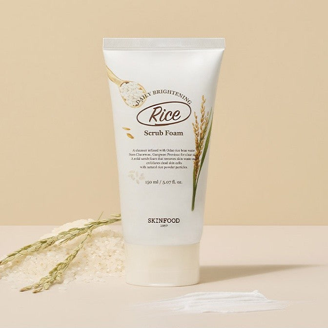 SKINFOOD Rice Daily Brightening Scrub Foam 150ml