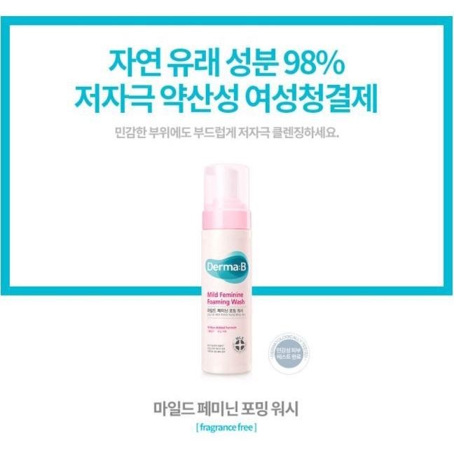 Derma:B Daily Feminine Foaming Wash 200ml
