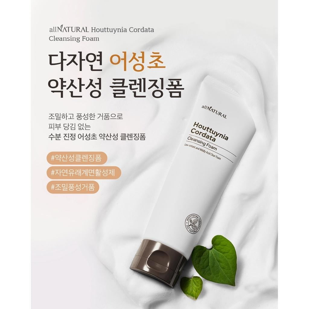 All Natural Houttuynia Low-pH Cleansing Foam 120ml