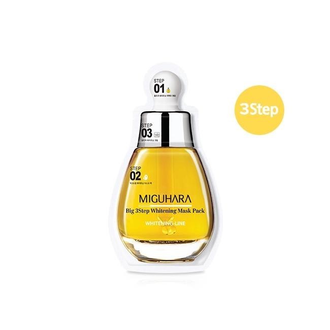 MIGUHARA Big3 Step Whitening Mask Pack 10ea