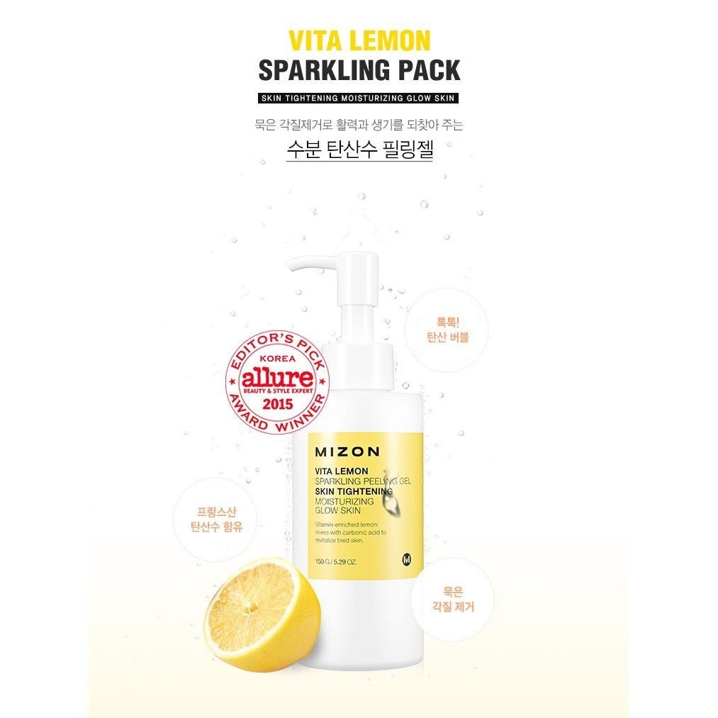 MIZON Vita Lemon Carbonated Peeling Gel 150g