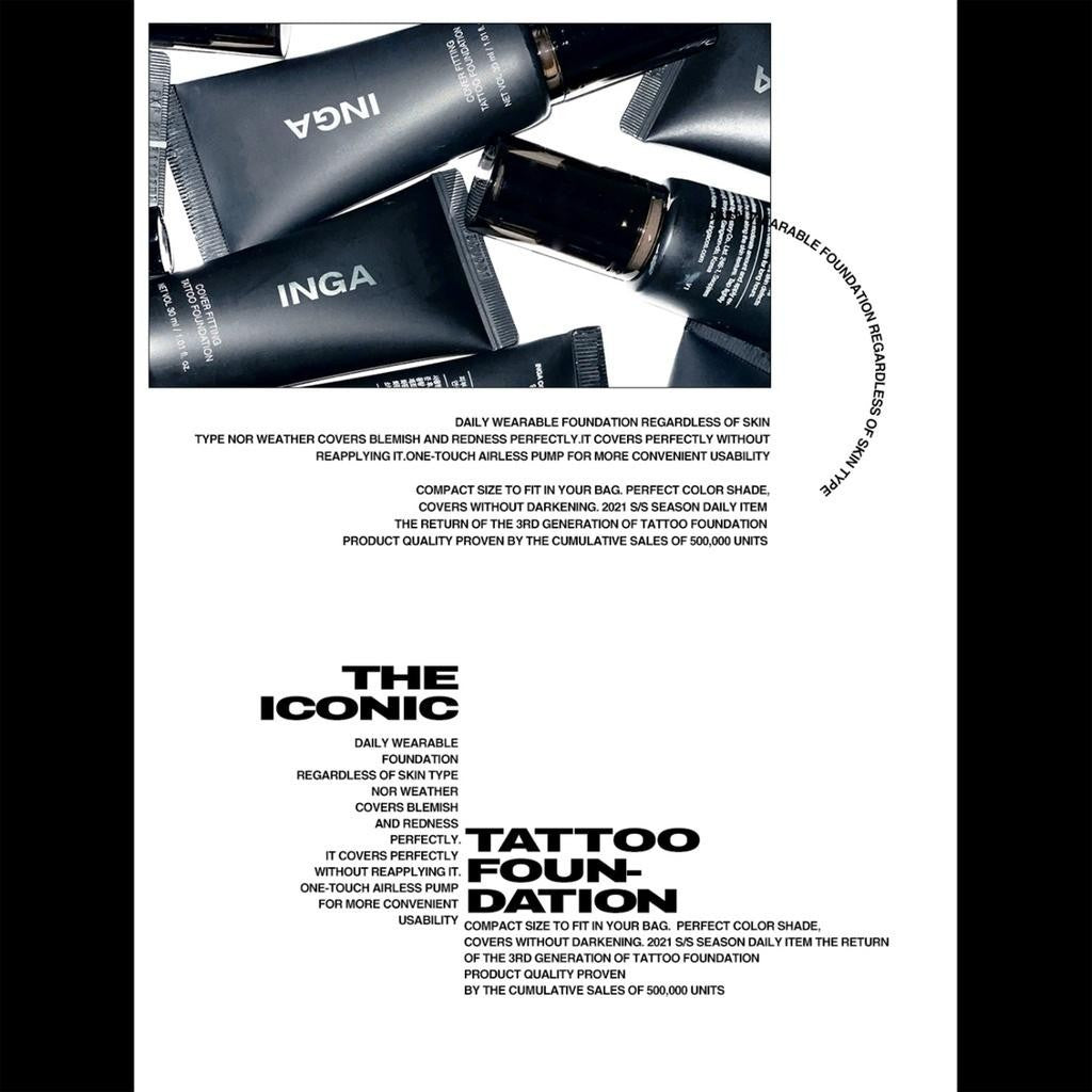 INGA Tattoo Foundation Ver.3 30ml