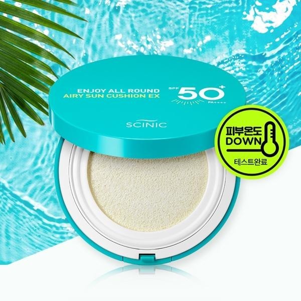 SCINIC Enjoy All Round Airy Sun Cushion EX SPF50+PA++++25g