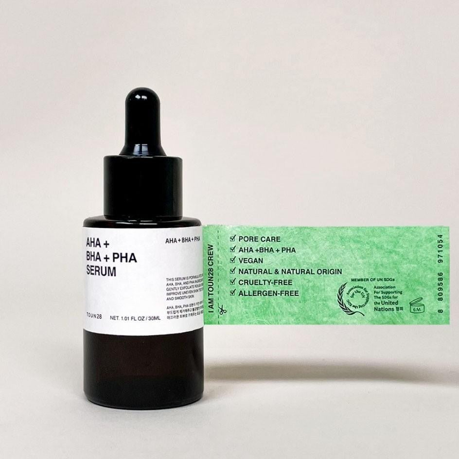 TOUN28 AHA + BHA + PHA Serum 30ml