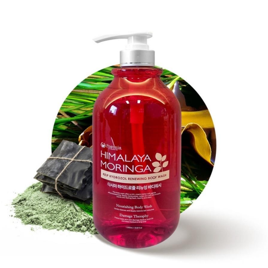 POGONIA Himalaya Moringa Kelp Hydrozol Renewing Body Wash 1000ml