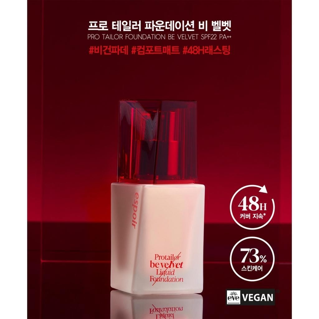 Espoir PRO TAILOR FOUNDAITION BE VELVET SPF22 PA++ 30g