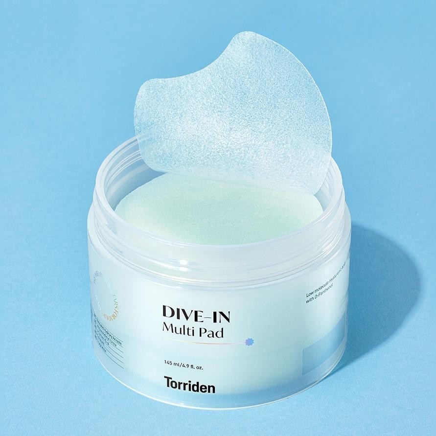 Torriden Dive-in Low Molecular Weight Hyaluronic Acid Multi Pad 80 Sheets