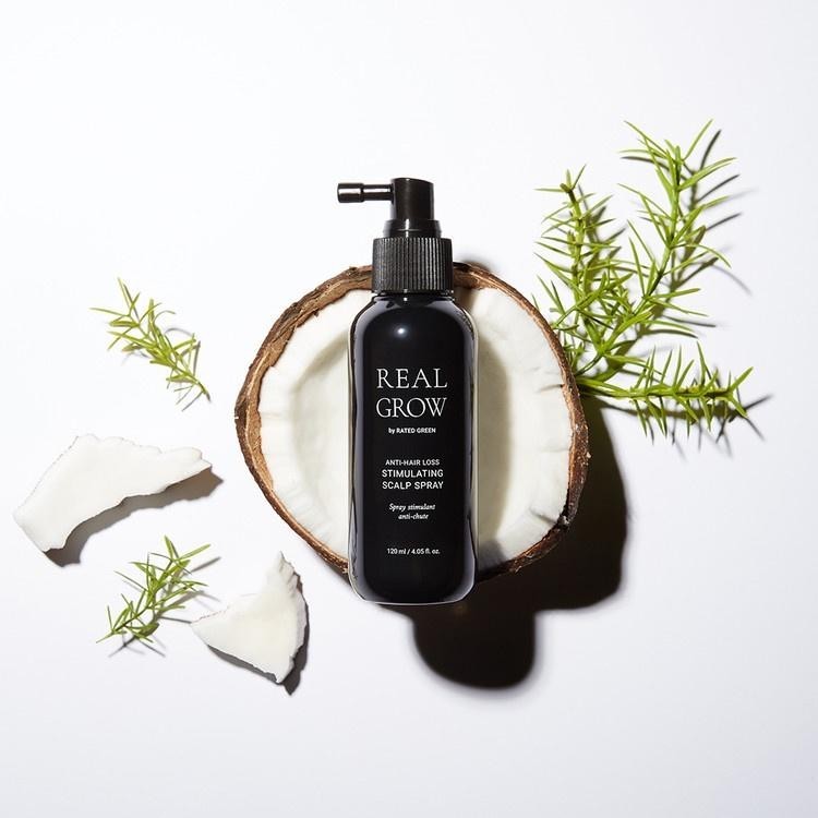 RATED GREEN Real Grow Anti Hair Loss Stimulating Scalp Spray 120ml