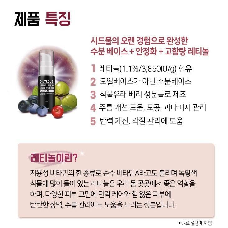 SIDMOOL Dr. Troub Retinol Serum 1.1 32g