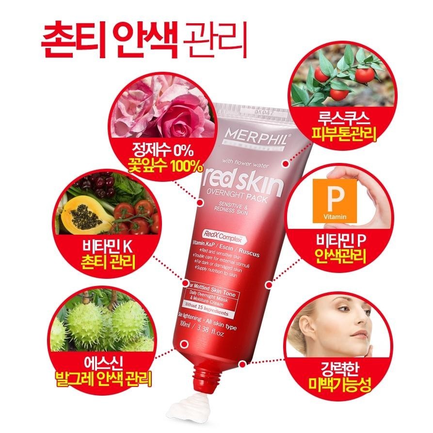 Merphil Redskin Overnight Pack 100ml
