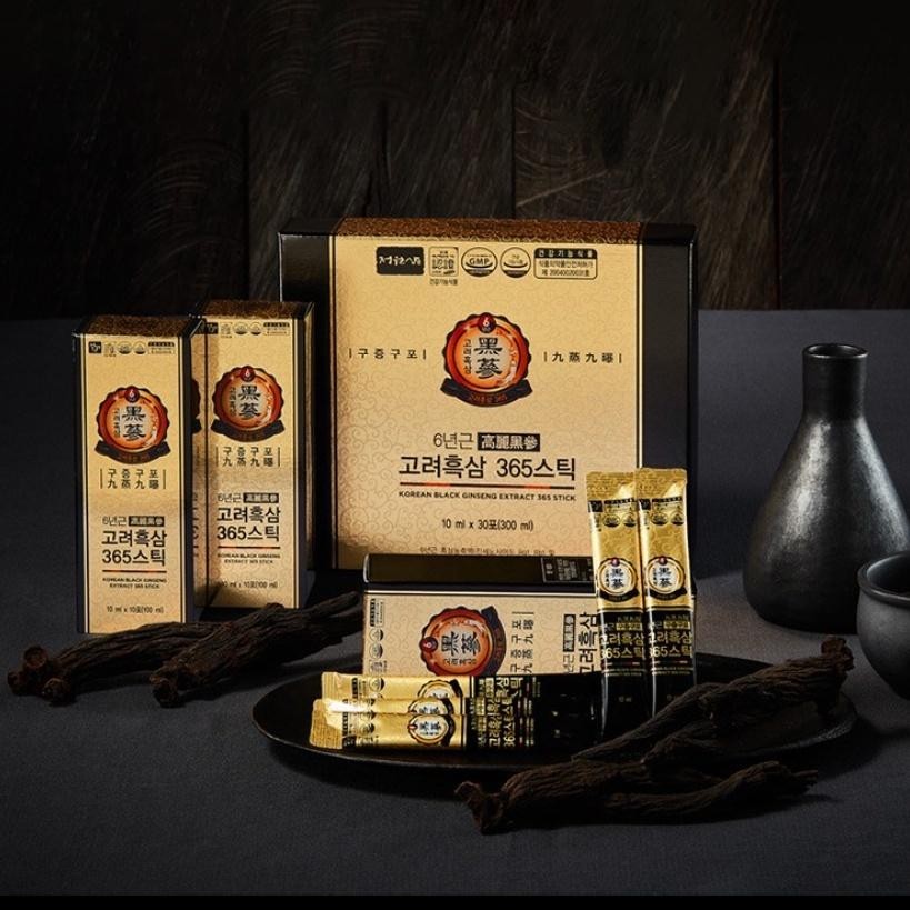 JeongwonGinseng Korean Black Ginseng Extract 365 Stick 10g * 30P