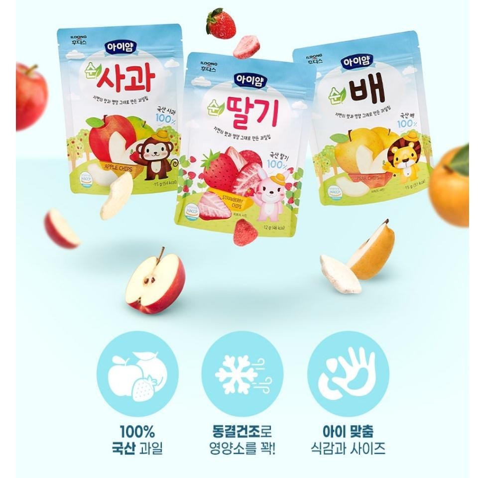 ILDONG Foodies Baby/Kids Fruit Chips 15g