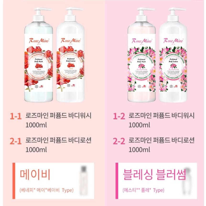 Kiss By Rosemine Perfumed Body Lotion 1000ml