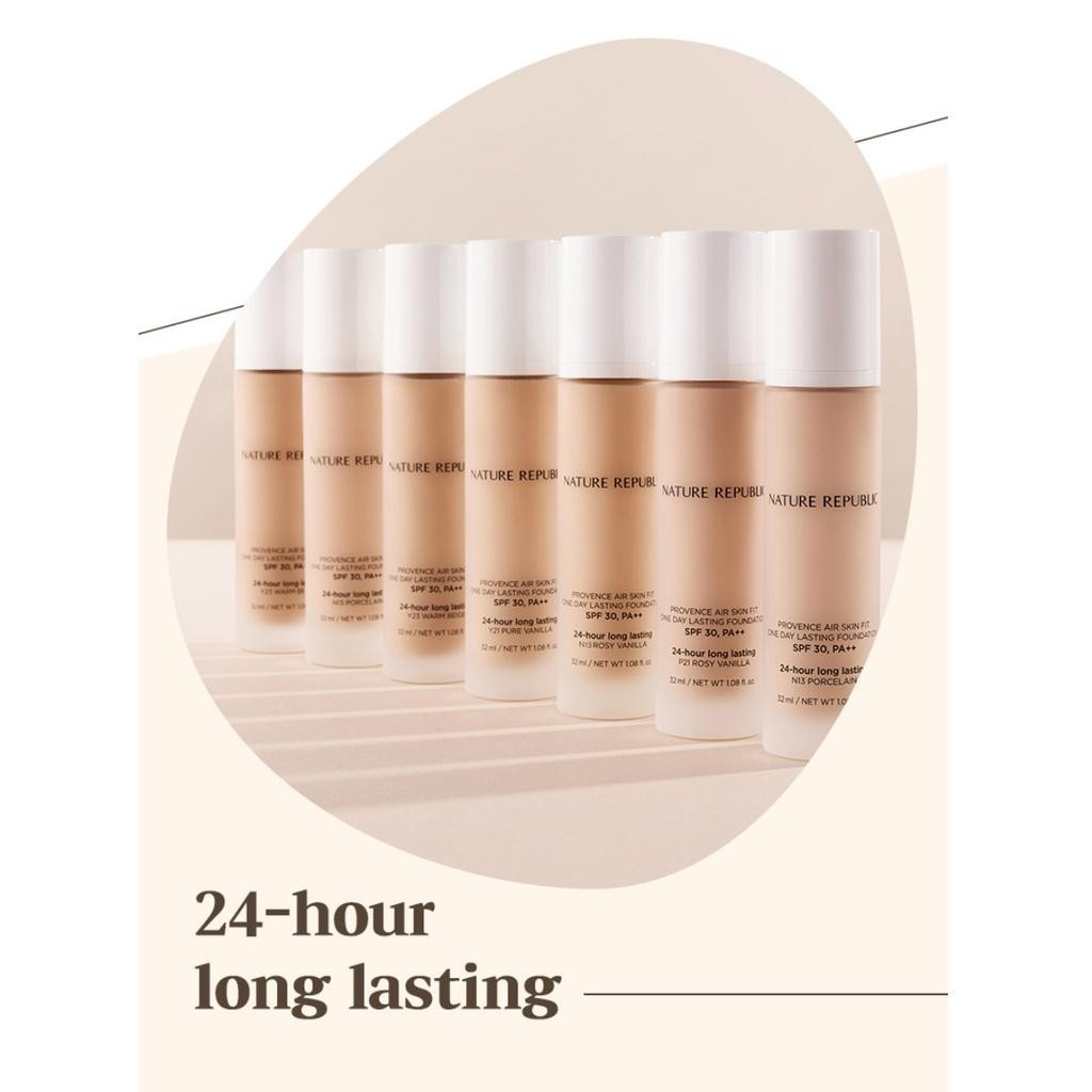 Nature Republic Provence Air Skin Fit One Day Lasting Foundation 32ml