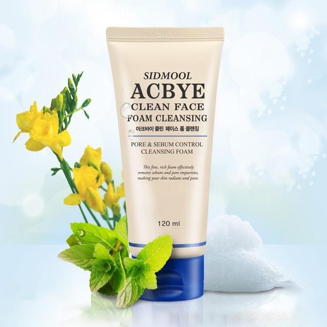 Sidmool Acbye Clean Face Foam Cleansing 120ml