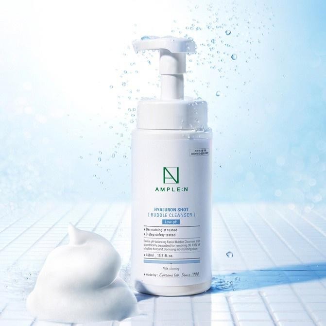 AMPLE:N Hyaluron Shot Bubble Cleanser 450ml