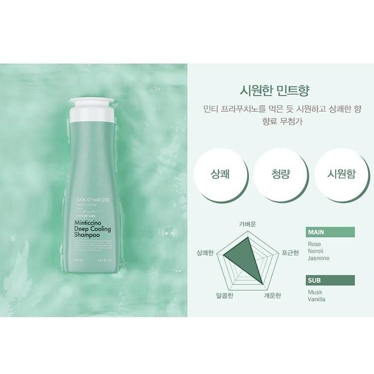 LOOK AT HAIR LOSS Minticcino Deep Cooling Treatment 500ml