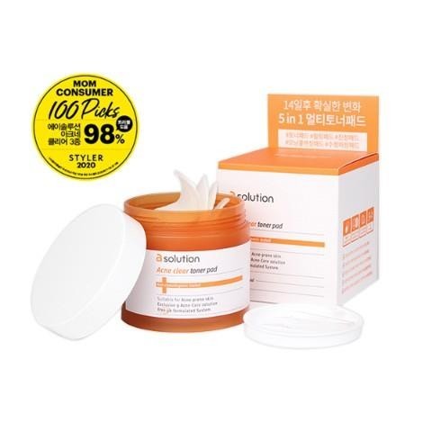 asolution Acne Clear Toner Pad 160ml / 60sheets