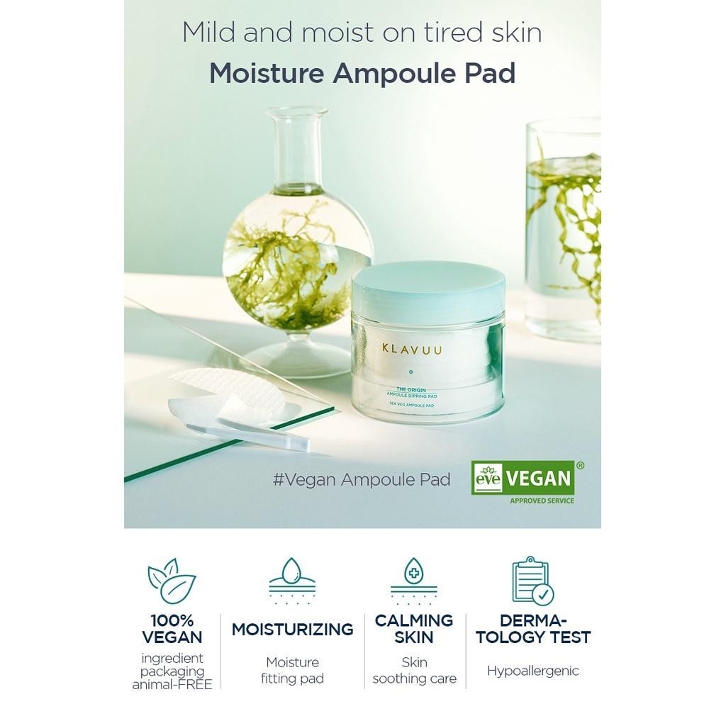 KLAVUU The Origin Ampoule Dipping Pad 180ml/50ea