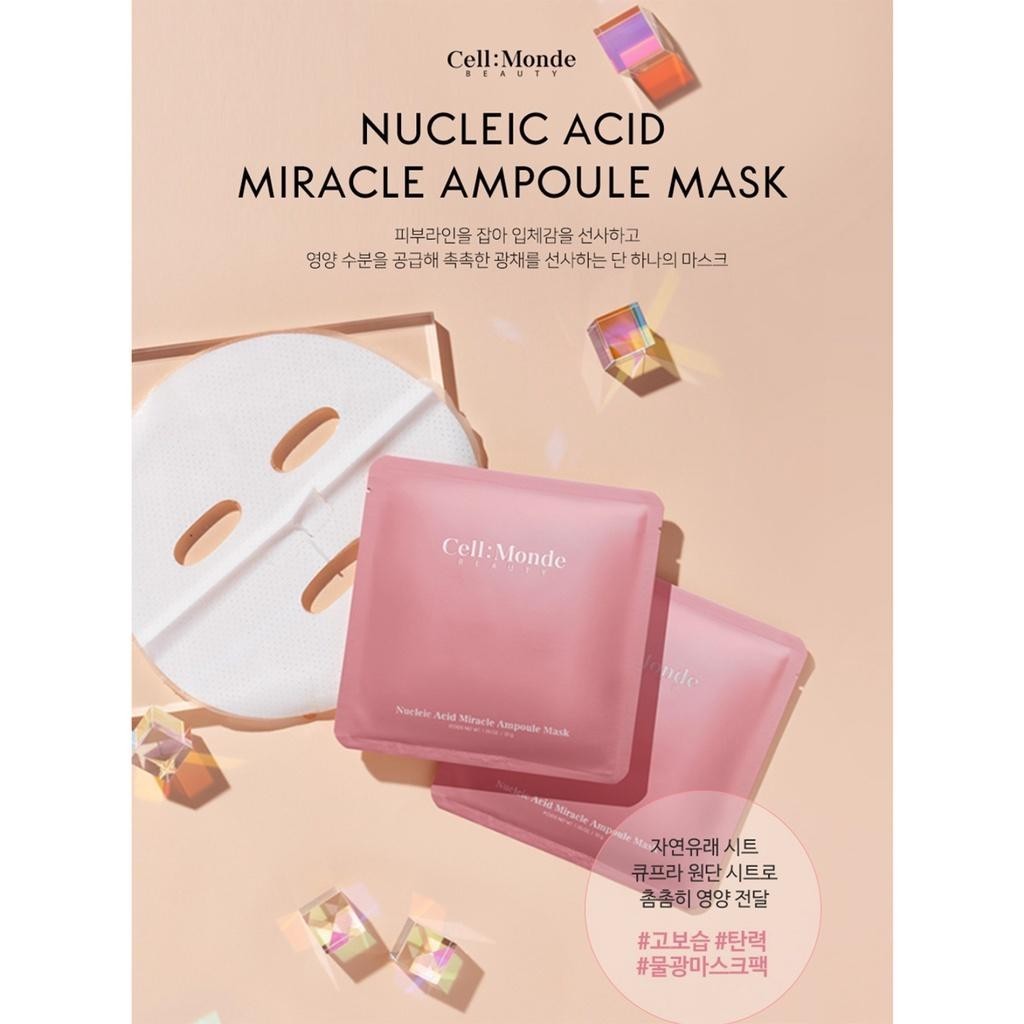Cell Monde Nucleic Acid Miracle Ampoule Mask 25g*5ea