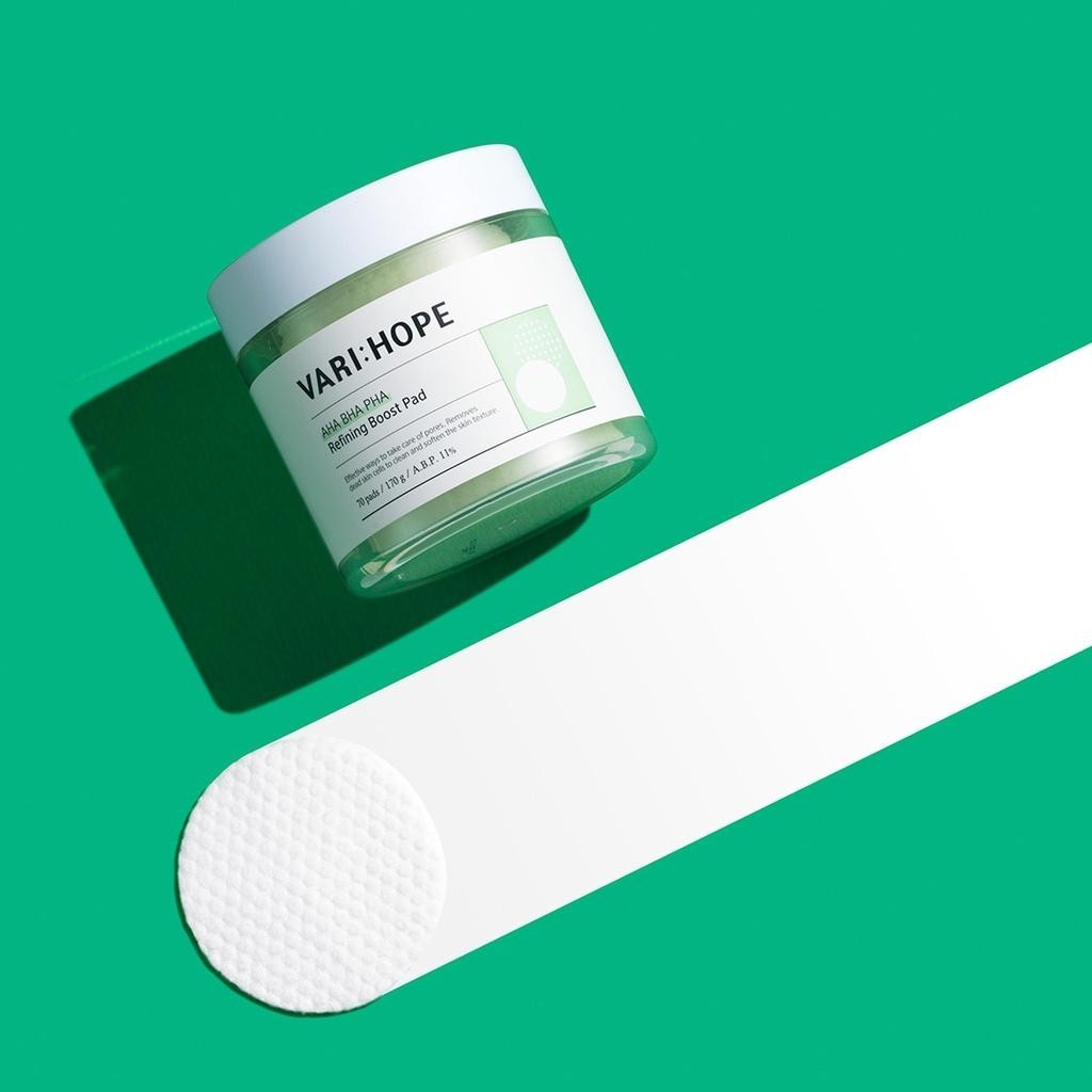 VARI:HOPE AHA BHA PHA Refining Boost Pad 70 sheets / 170g