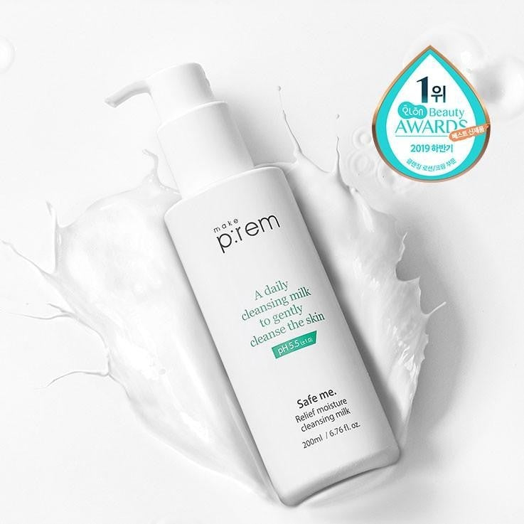 make p:rem Safe me Relief moisture cleansing milk 200ml