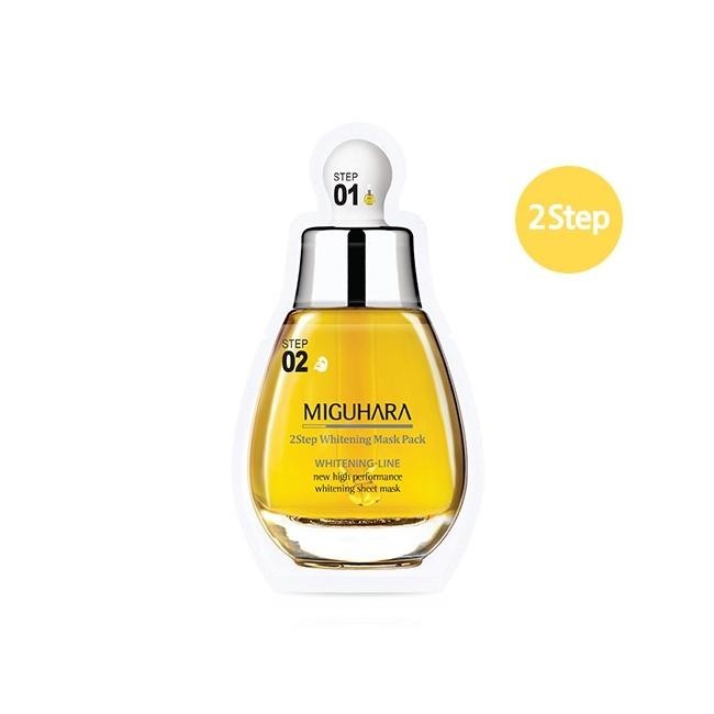MIGUHARA 2 Step Whitening Mask Pack 10ea