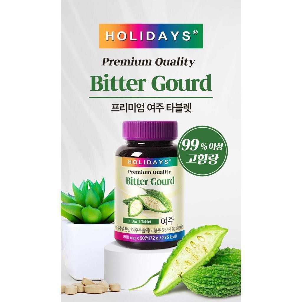 Holidays Bitter Gourd 800mg * 90 Tablets (72g)