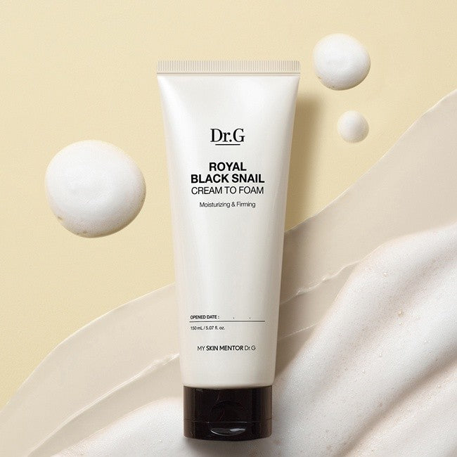Dr.G Royal Black Snail Cream To Foam 150ml