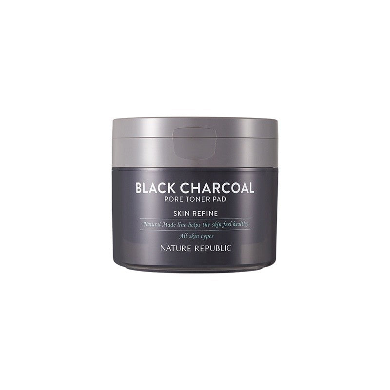 Nature Republic Black Charcoal Pore Toner Pad 100g (50 sheets)