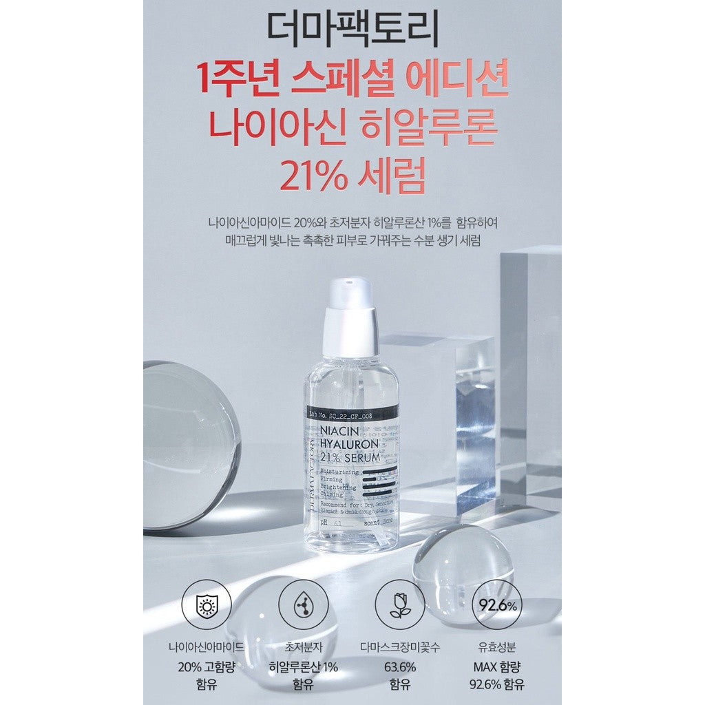 DERMAFACTORY Niacin Hyaluron 21% Serum 80ml