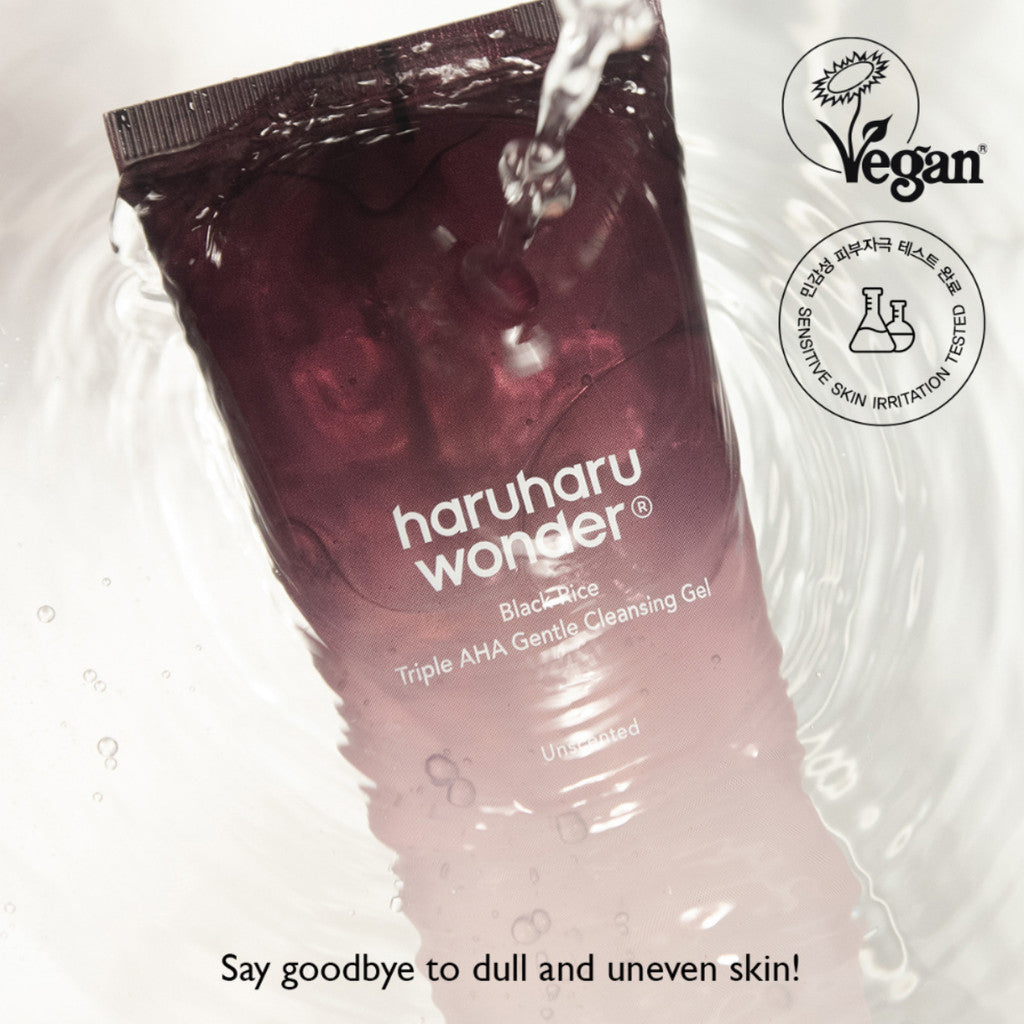 Haruharu wonder Black Rice Triple AHA Gentle Cleansing Gel 100ml