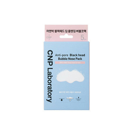 CNP Anti-Pore Black Head Bubble Nose Pack 4g×5ea