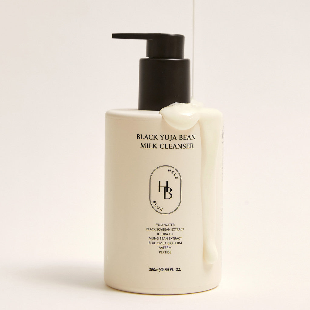 Heveblue Black Yuja Bean Milk Cleanser 290ml
