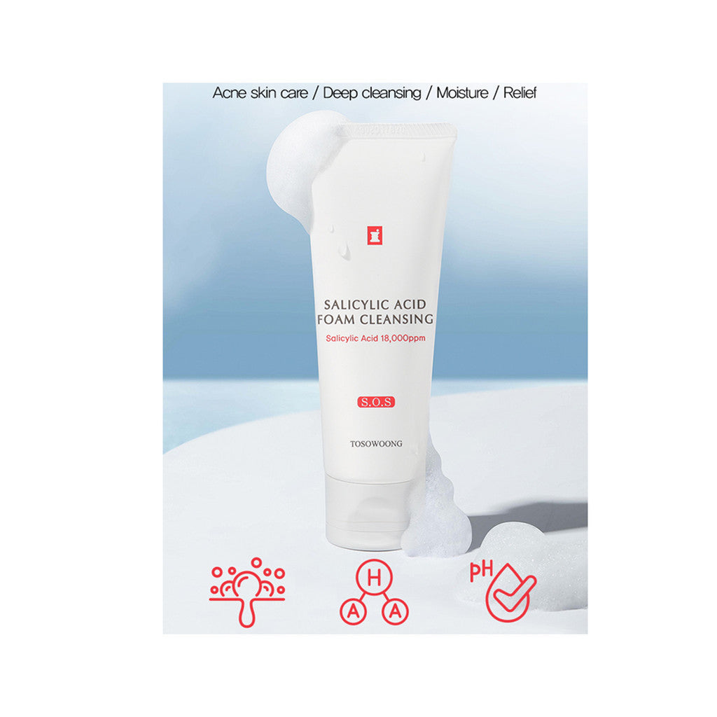 Tosowoong Salicylic Acid 18000ppm Foam Cleansing 100ml