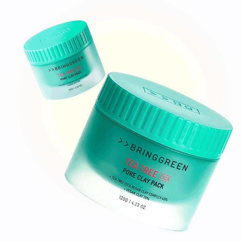 BRING GREEN Tea Tree Cica Pore Clay Pack 120g