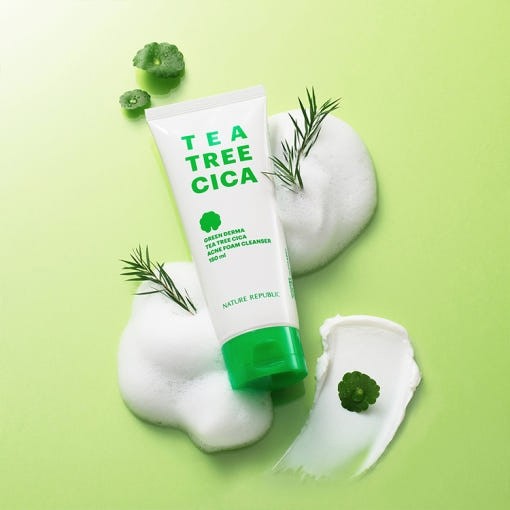 Nature Republic Green Derma Mild Cica Foam Cleanser 150ml