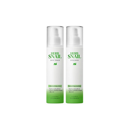 Swanicoco Herb Snail Skin Toner + Emulsion Set