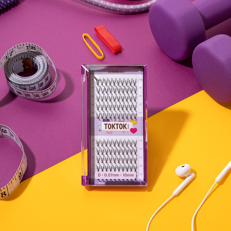 Coringco TOKTOK Hara Check Eyelashes 100pcs