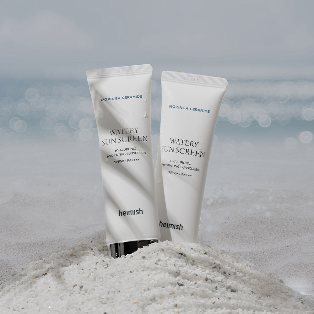 Heimish Moringa Ceramide Hyaluronic Hydrating Watery Sunscreen SPF50+ PA++++ 50ml