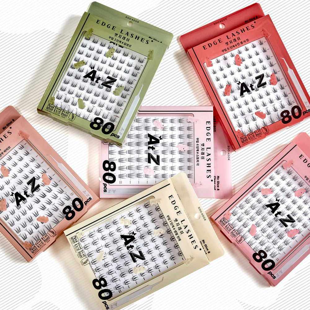 Soo Ador No Glu Clean Cut Edge Lash (9+10+11mm + Objet MIX)