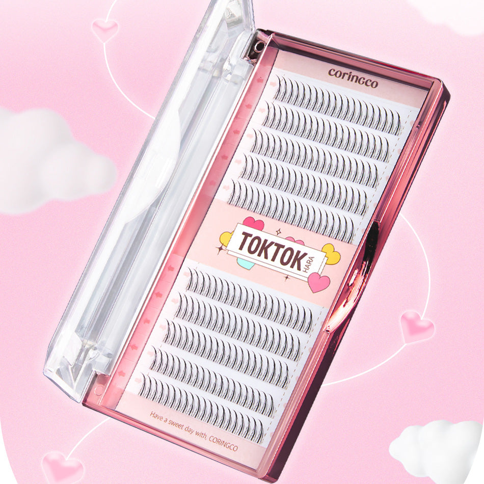 Coringco TOKTOK Hara Filter Eyelash Brown 200pcs