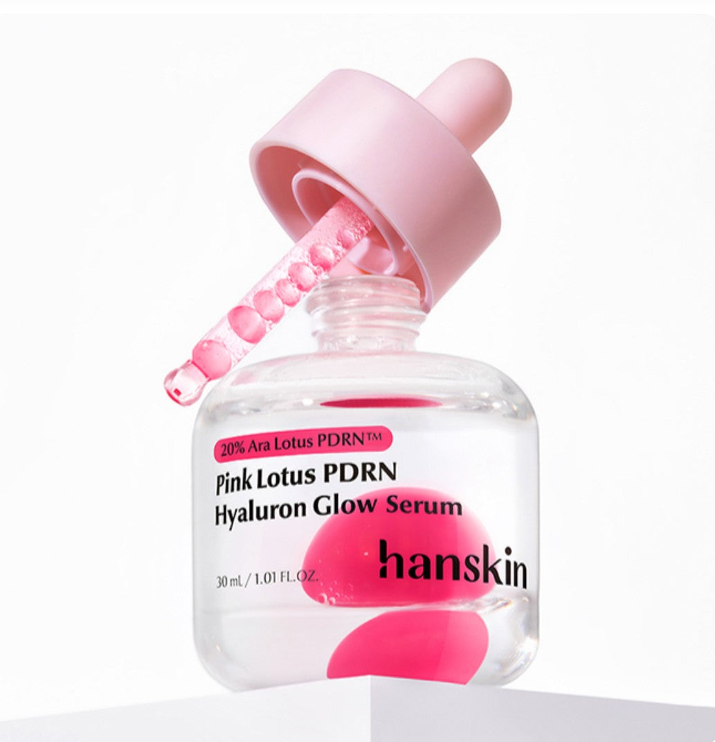 Hanskin Pink Lotus PDRN Hyaluron Glow Serum 30ml