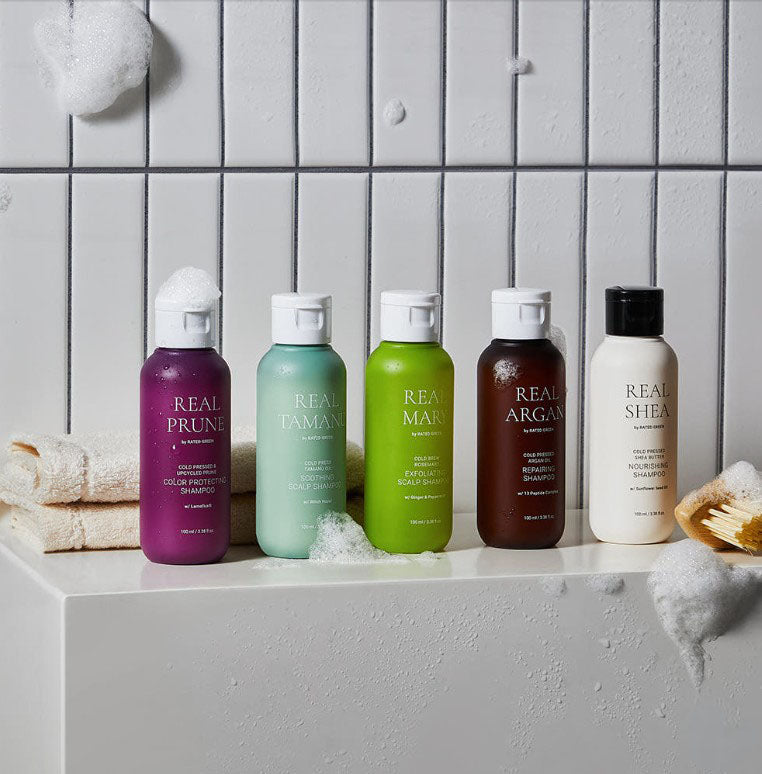 RATED GREEN Travel Size Shampoo Set of 5 100ml